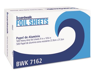 FOIL ALUMINUM POP-UP SHEETS 9X10-3/4 500/BX 6/CS - Aluminum Foil
